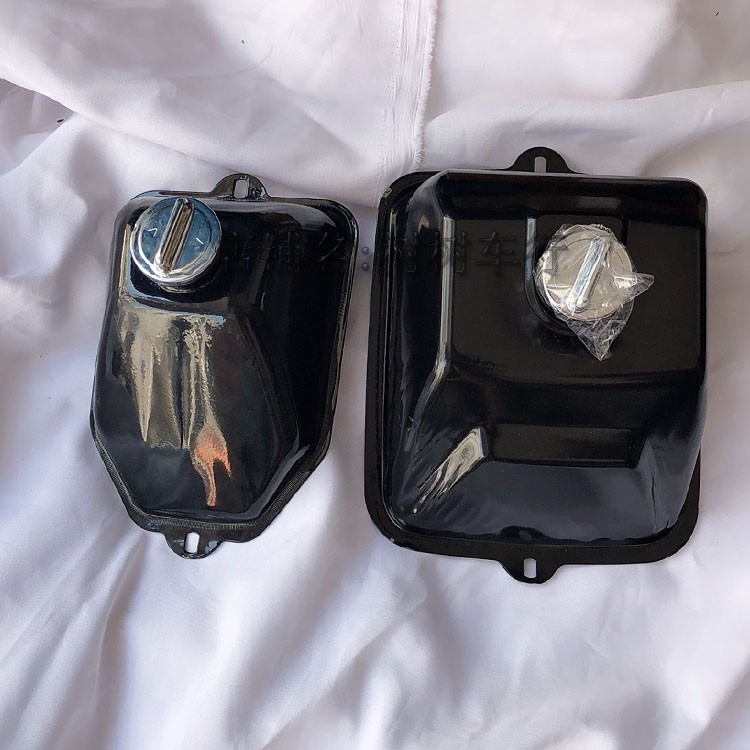 Self-made modified four-wheeled off-road ATV accessories Cardin Moto2 bull iron fuel tank Iron oil pot with lid