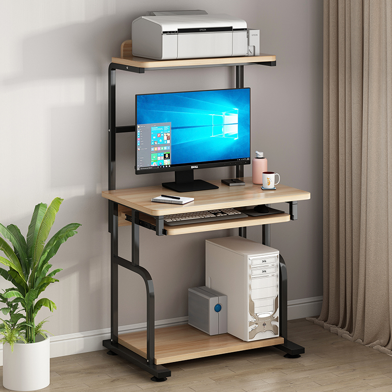 Computer Desk, Desktop, Home Use, Can Hold Printer and Copier, Office Desk, Study Desk, Simple and Modern