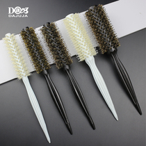 Korean hair salon curly hair comb with inner buckle large roll pear flower head styling bristle cylinder rolling comb Rolling comb Hair comb