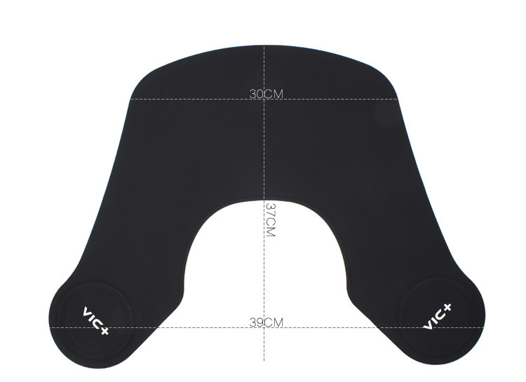 Аксессуары для волос vic+美发不粘肩垫美发烫发和染色披肩加大理发硅胶围巾，防止断发