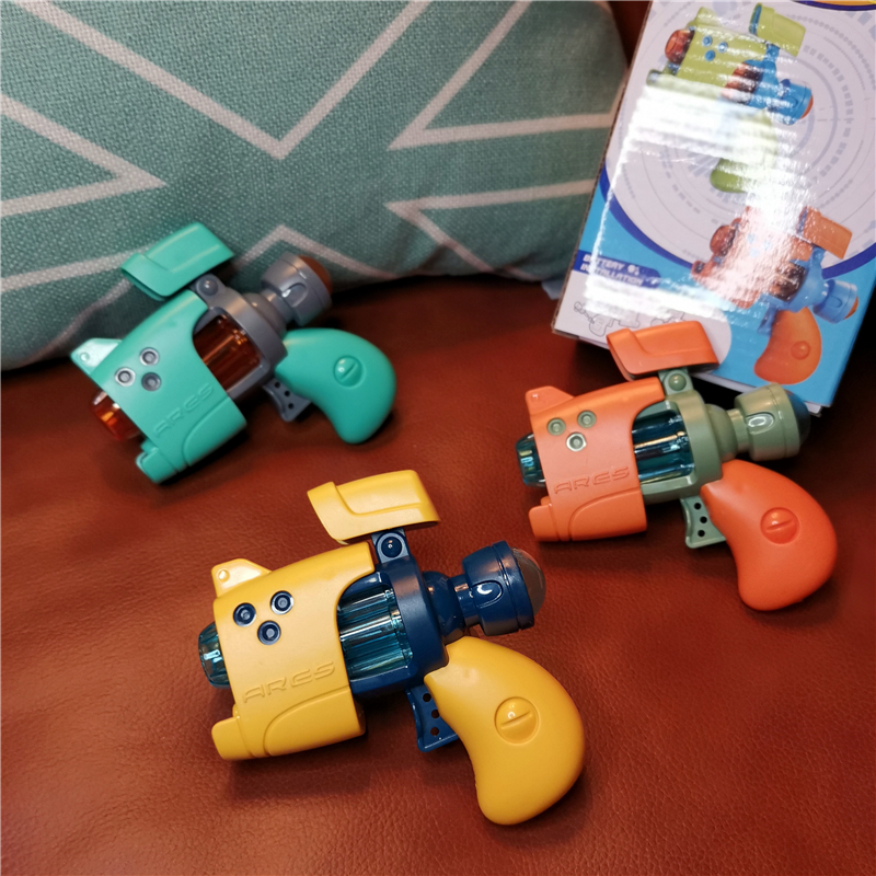 Electric Toy Gun Children Sound Light Small Pistol Q Version Mini Gun Infant Baby Music Toy Octaonic Gun