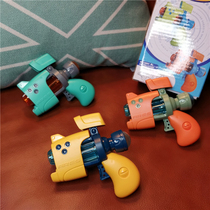 Electric toy gun Childrens sound and light small pistol Q version mini gun Infant baby music toy eight-sound gun