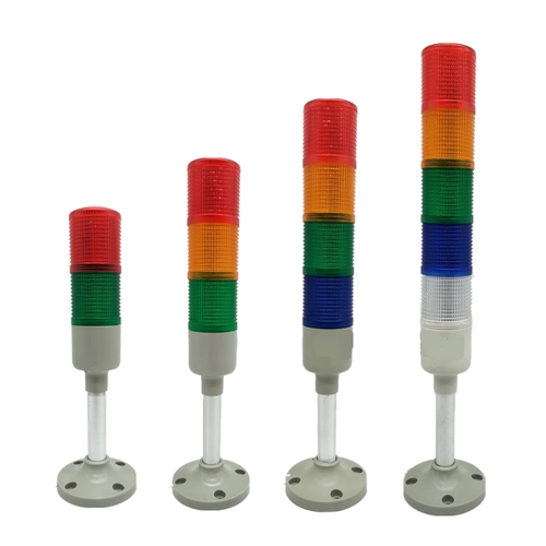 Светодиодная индикаторная лампа, блестящая сигнализация, светильник, 3 цветов, 24v, 220v