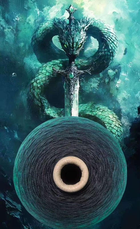 Slytherin 5-Strand Pure Cotton Cake Yarn 400G-1000G Gradient Yarn for Shawls and Blankets--Seamless Yarn Replacement