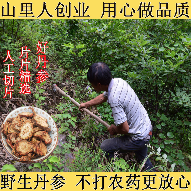 Red sage root wild 500g Chinese herbal medicine wild red sage root traditional Chinese medicine red sage root 500 gr Baiyunshan red sage root 1 catty