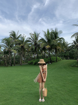 French Net Red sling seaside holiday fairy one-piece swimsuit skirt style small chest belly cover original hot spring swimsuit women