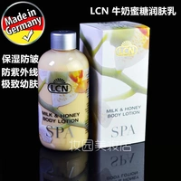 Dòng sản phẩm chăm sóc cơ thể LCN SPA chính hãng Đức Sữa dưỡng ẩm mật ong 200ml Body Lotion muối sữa bò