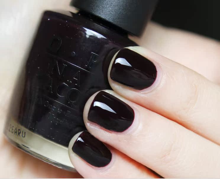 Mỹ móng tay sơn móng tay sản phẩm opi Ấn Độ loạt ngọc trai màu đen anh đào I43 siêu trắng màu sơn móng tay