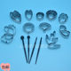 Cutting mold for cake flower peony petals Cutting mold for peony flower