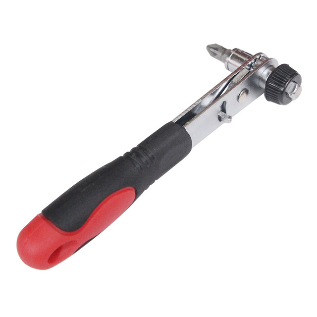 1/4 Mini Quick Ratchet Wrench ສອງທາງ Multi-Function Set Gadget Forward and Reverse Screwdriver Socket Torque