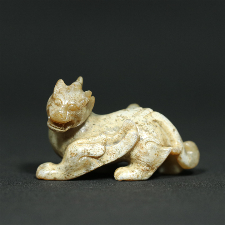 黄玉如意紋璜 玉珩 和田玉 古玉 古玉擺件 中国古玩 中国美術 唐物骨董 G1 黄玉如意紋璜 玉珩 和田玉 古玉 古玉擺件 中国古玩 中国