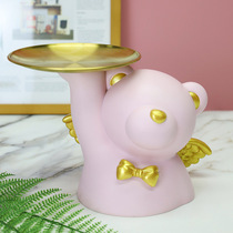 Bear Butler tray ornaments living room home entrance door key storage decoration wedding decoration