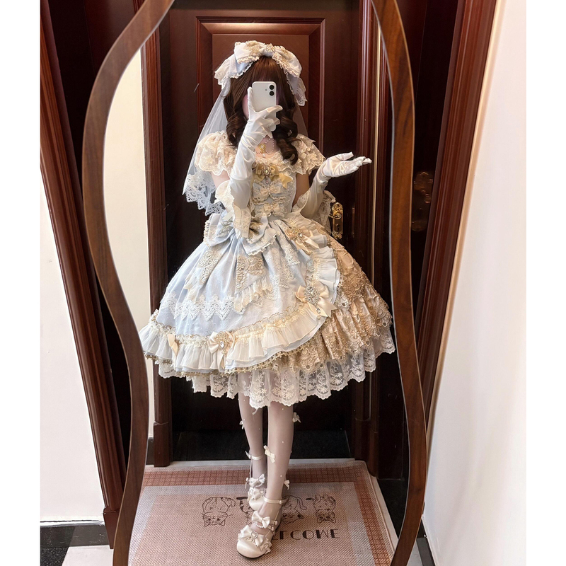 Eternal Heart Lolita Princess Dress High-End Student Graduation Coming-Of-Age Ceremony Dress Lolita Wedding Dress