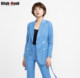 Dimeng High-End Suit Women's Striped 2023 Female CEO Suit Drape OL Commuting Slim Temperament Formal Wear