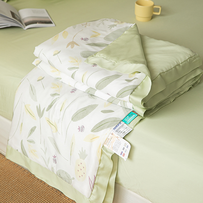 Antibacterial 60 branched heather summer cool by washable ice silk Summer quilt thin summer cool quilted by 100% Lesel Air conditioning