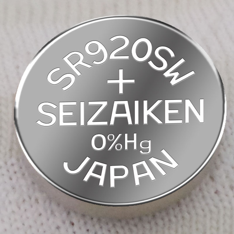 Original imported Japan SIZAIKEN Seiko SR920SW mercury-free silver oxide watch button battery electronics