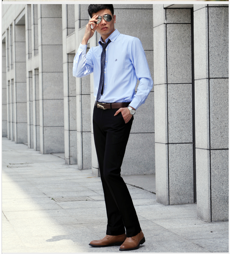 MBIN mùa xuân và mùa hè mô hình Hàn Quốc Slim phù hợp với quần của nam giới thường phù hợp với quần kinh doanh mặc quần áo miễn phí hot thẳng quần chân quần tây âu