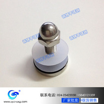 Factory decorative cover glass staircase guardrail column pvc handrail column accessories advertising nail glass clamp glass slot