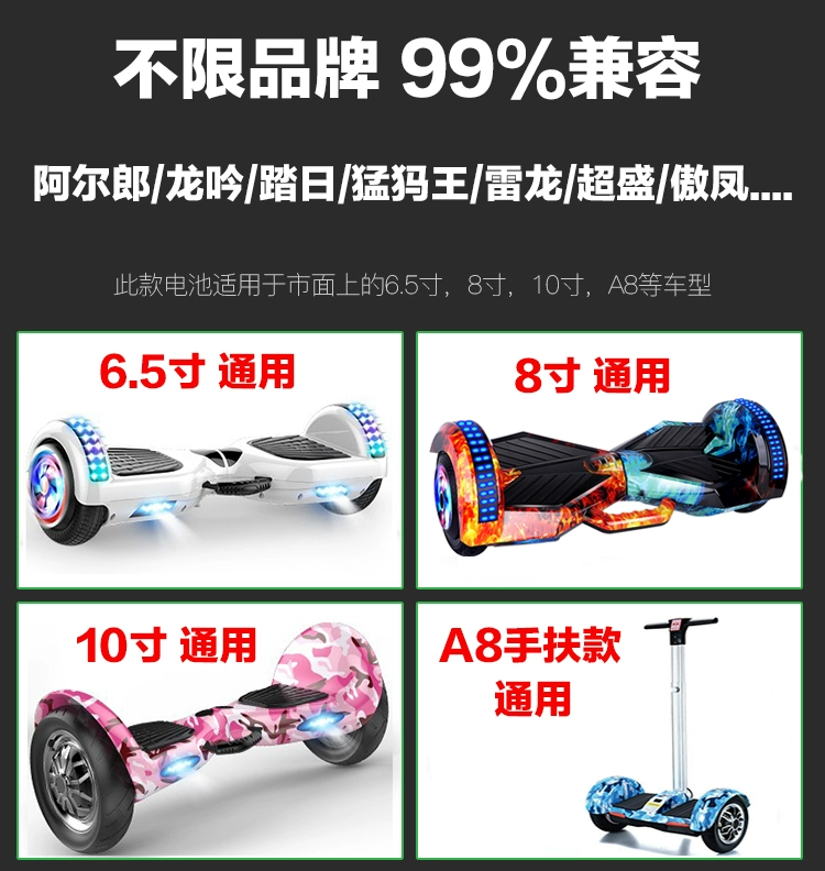 Cân bằng pin xe lithium phổ quát Arlang Long 踏 ngày 36v 42v 4400mah pin xe xoắn - Smart Scooter
