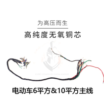 Electric Mofuxi Battle Speed Ghost Fire Ghost Two Little Turtle Monkey Electric Vehicle Bold 120V Line Main Line Assembly 6 Flat