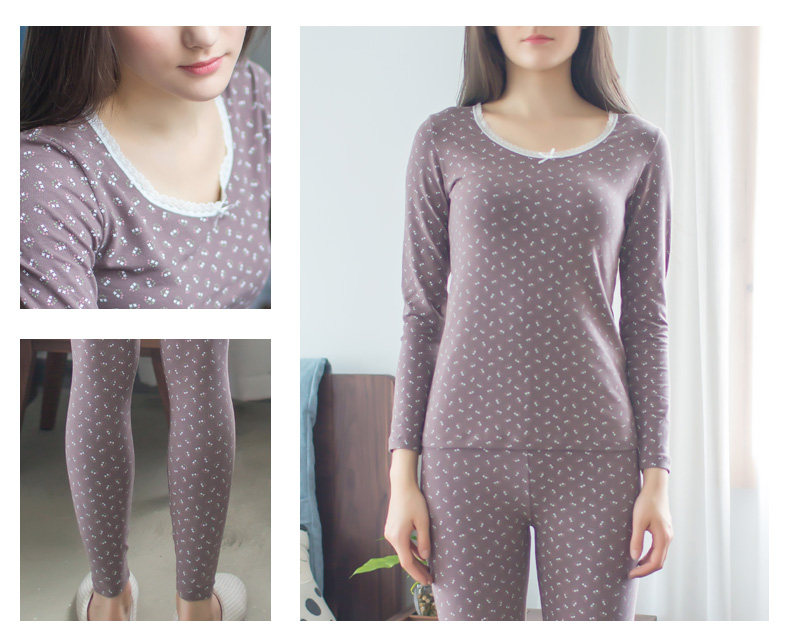 Sous-vêtement chaud jeunesse simple en coton - Ref 751541 Image 18