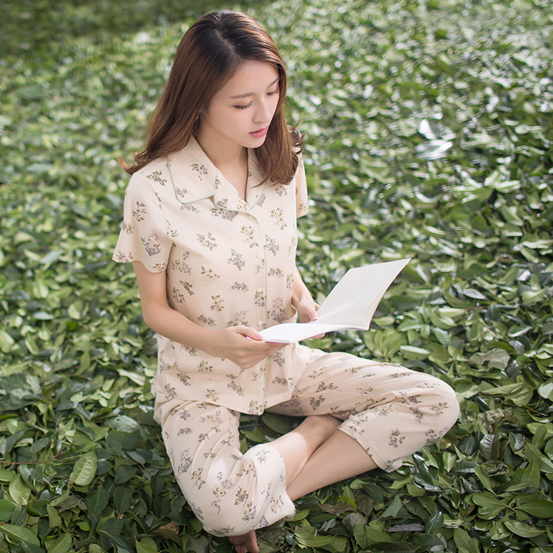 Pyjama mixte en Coton à manche courte - Ref 3005045 Image 3