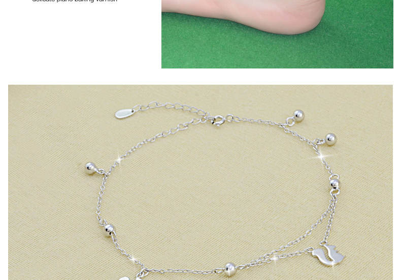 Bracelet de cheville Femme en Argenterie - Ref 3101861 Image 23