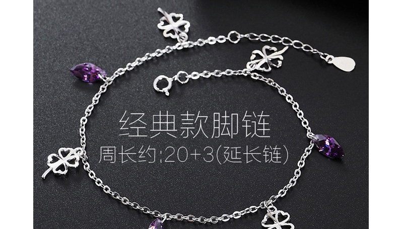 Bracelet de cheville Femme en Argenterie - Ref 3101861 Image 51