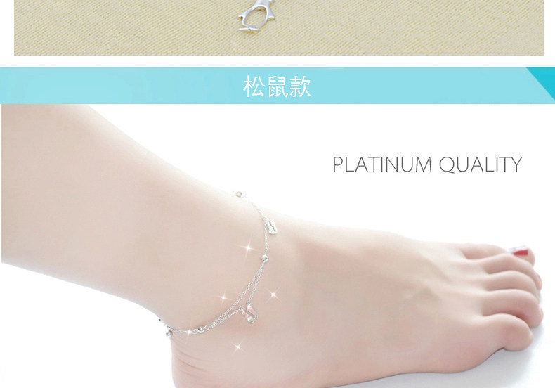 Bracelet de cheville Femme en Argenterie - Ref 3101861 Image 21