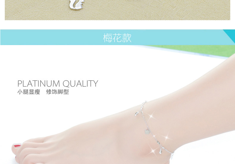 Bracelet de cheville Femme en Argenterie - Ref 3101861 Image 24