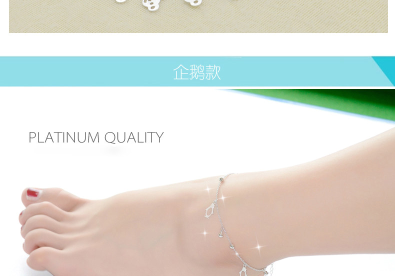 Bracelet de cheville Femme en Argenterie - Ref 3101861 Image 18