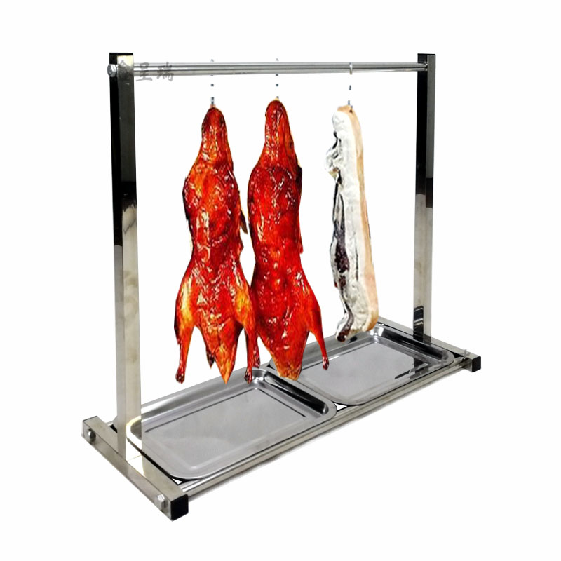 Table hanging meat rack stainless steel hotel hanging barbecue rack commercial hanging roast duck rack home roast goose rack roasted bacon hanging meat rack