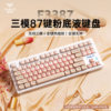 Wolf Spider F3387 Wireless Wired Mechanical Keyboard Lipstick and Foundation-Themed E-Sports Gaming Office Computer Universal