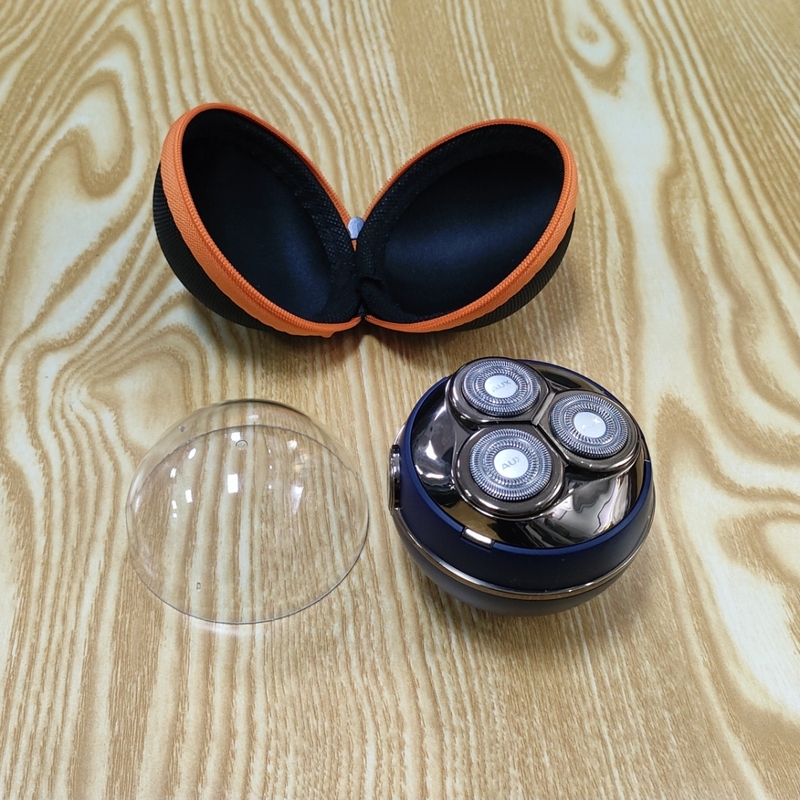 Electric Shaver Ks-818 Round Mini Portable Men's Home Travel Washable Rechargeable Shaver
