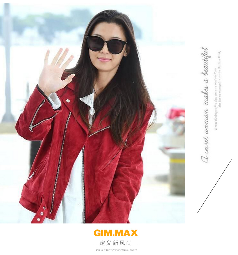 2018 new sunglasses nữ Hàn Quốc phiên bản của thủy triều gm sunglasses vòng sao mạng red với kính retro đường phố đánh bại phân cực