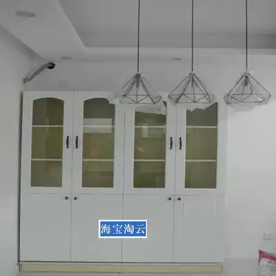 Overall cabinet door custom wardrobe door panel custom PVC blister molding Board wine cabinet shoe cabinet study kitchen integral cabinet door panel