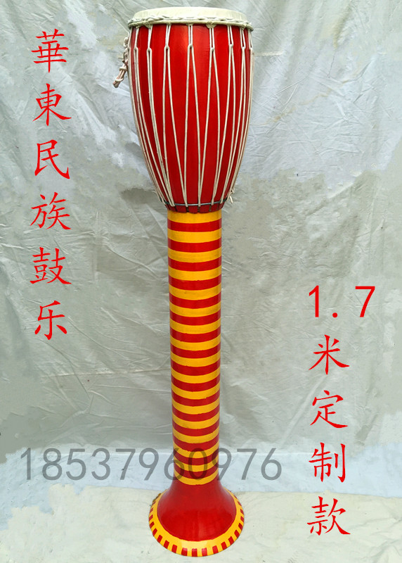 60cm 90cm 1m tall elephant foot drum ethnic drum Dai drum craft drummer clapping drum home ornament custom drum