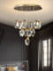 Luxury Restaurant Chandelier, Post-Modern Minimalist Personalized Living Room Lamp, Light Luxury Crystal Chandelier, Bar Restaurant Creative Lighting Fixtures