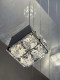 Stairwell Long Chandelier Creative Cube Crystal Duplex Loft High-Ceiling Villa Self-Built House Mezzanine Suspended Chandelier