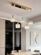 Crystal Dining Room Lamp, Italian Light Luxury 2026 New Model, Modern Minimalist Dining Table Lamp, Linear Bar Island Pendant Light
