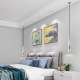 Simple and Luxurious Restaurant Chandelier, Post-Modern Nordic Bar Counter, Wine Cabinet, Bedroom Bedside Single-Head Creative and Personalized Glass Lamp
