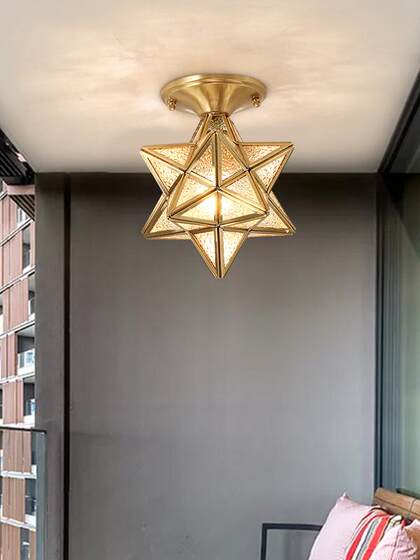 Light Luxury Nordic Led Ceiling Light for Hallway, Foyer Light, Modern Minimalist Cloakroom Lighting, Creative Entrance Light