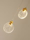 Minimalist Light Luxury Master Bedroom Bedside Chandelier, Trendy Background Wall Crystal Lamp, Long Line Bar Counter Small Chandelier, Modern and Simple