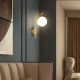 Light Luxury Bedroom Bedside Wall Lamp, All-Copper Antler Lamp, Living Room Tv Background Wall Lamp, Corridor Aisle Creative Wall Lamp