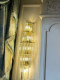 Duplex Wall Lamp for Villa Lobby, Hotel Banquet Hall, Elegant and Luxurious Crystal Wall Lamp 1.2m Ultra-High Decoration
