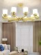 Nordic Living Room Chandelier Modern Minimalist Elegant Led Creative Dining Room Bedroom Lamp Glass Chandelier