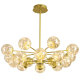 Light Luxury Living Room Chandelier, Post-Modern Minimalist Romantic Master Bedroom Dining Room Creative Nordic Internet Celebrity Starry Sky Magic Bean Lamp