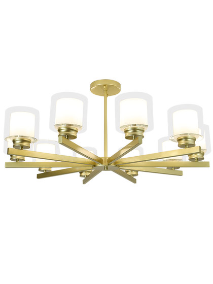 Nordic Living Room Chandelier Modern Minimalist Elegant Led Creative Dining Room Bedroom Lamp Glass Chandelier
