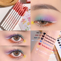 PINKBEAR Pippable Bear Eye Line Gel Pen Colored Sleeper pen waterproof without fainting persistent extremely thin new hand brown 02