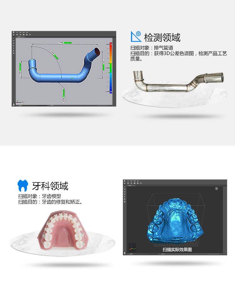 Máy quét 3D Weibu 3D Reeyee Pro Lớp công nghiệp cầm tay White Light Máy quét 3D chính xác cao